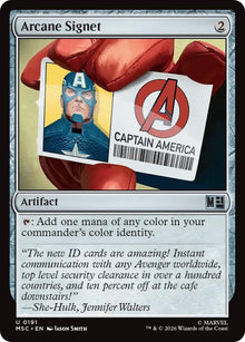 Image for Arcane Signet (0191) (Surge Foil) (191) (MSC) - Magic: The Gathering