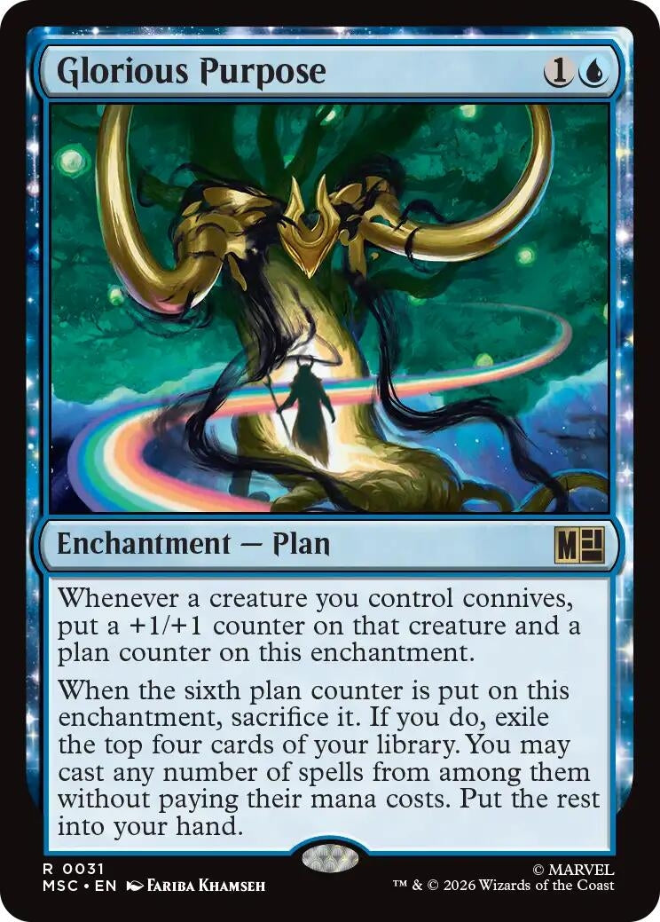 Image for Glorious Purpose (Surge Foil) (31) (MSC) - Magic: The Gathering