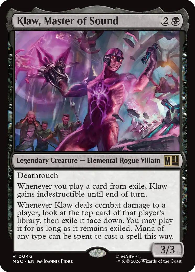 Image for Klaw, Master of Sound (46) (MSC) - Magic: The Gathering