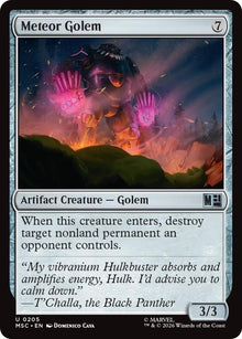 Image for Meteor Golem (205) (MSC) - Magic: The Gathering