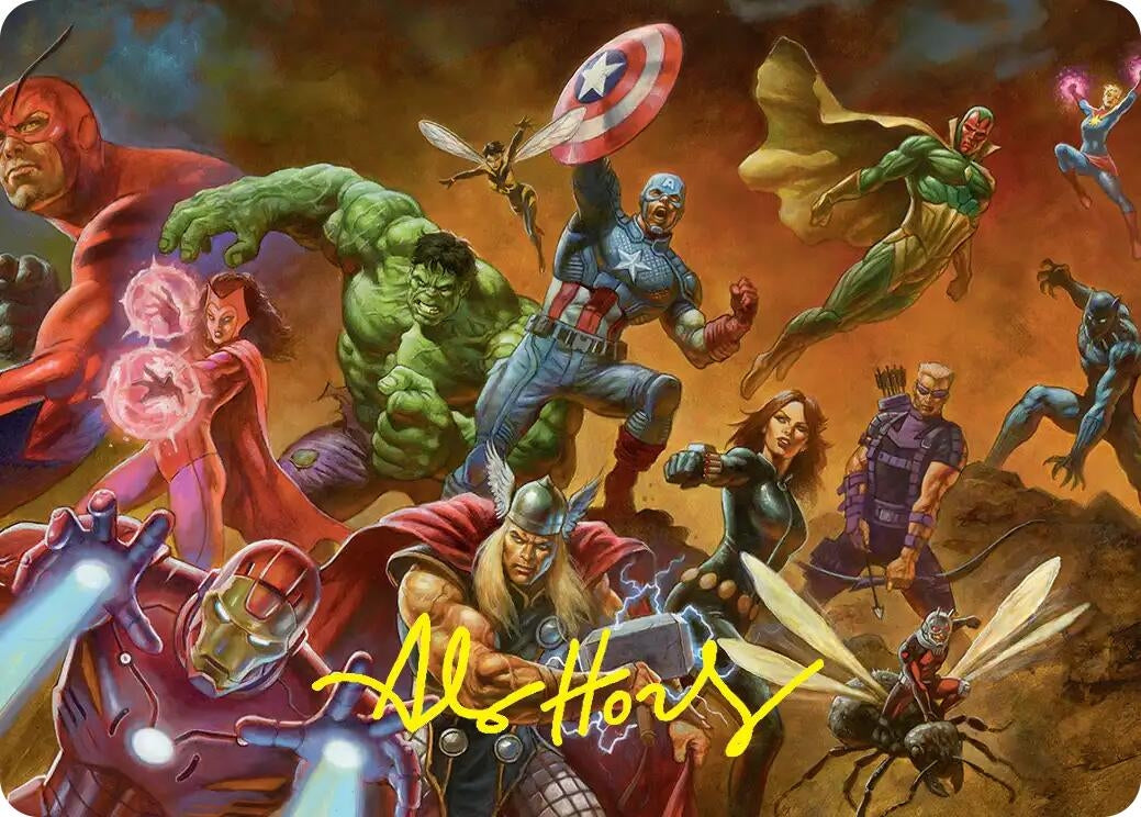 Image for Avengers Assemble! Art Card (Gold-Stamped Signature) (1) (AAMSH) - Magic: The Gathering