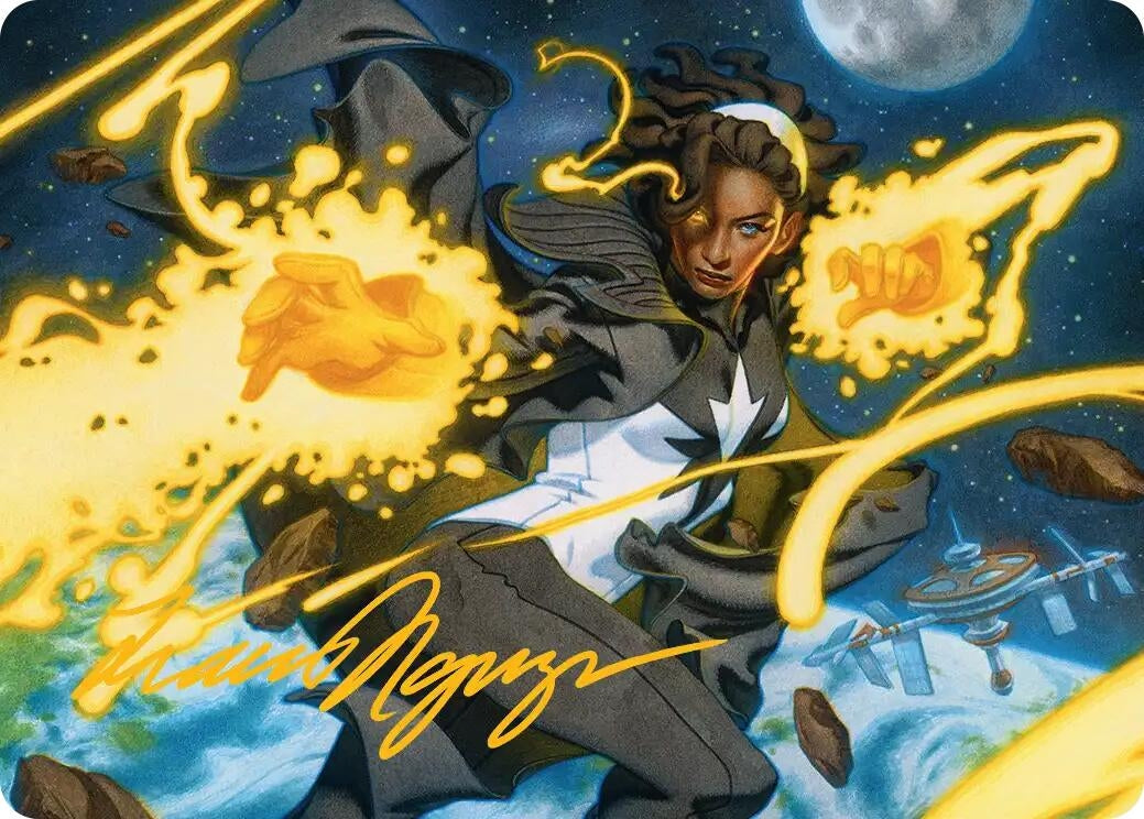 Image for Photon, Mighty Marvel Art Card (Gold-Stamped Signature) (34) (AAMSH) - Magic: The Gathering