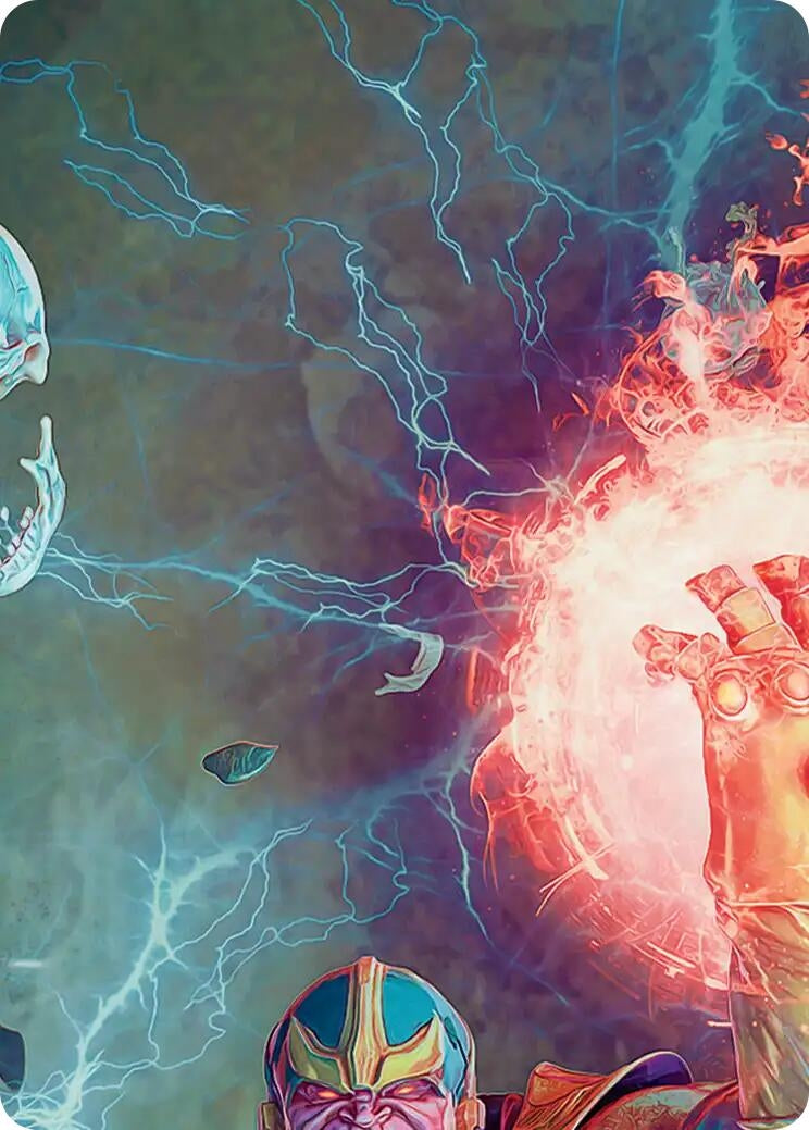 Image for Thanos, the Mad Titan Art Card (2/9) (2) (AAMSH) - Magic: The Gathering