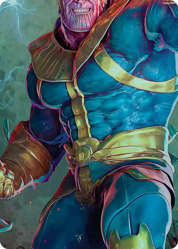 Image for Thanos, the Mad Titan Art Card (5/9) (5) (AAMSH) - Magic: The Gathering
