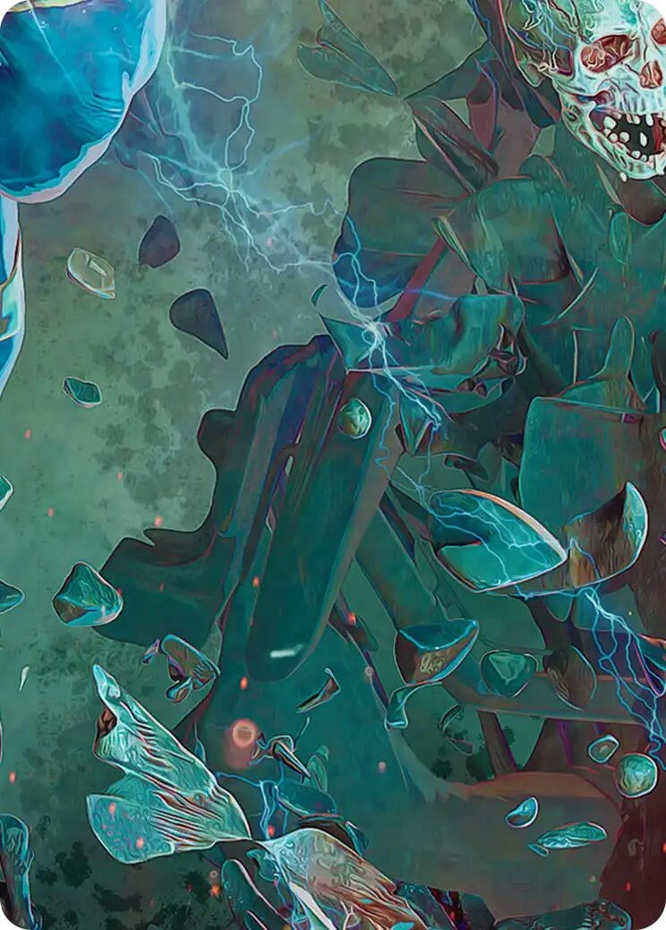 Image for Thanos, the Mad Titan Art Card (6/9) (6) (AAMSH) - Magic: The Gathering