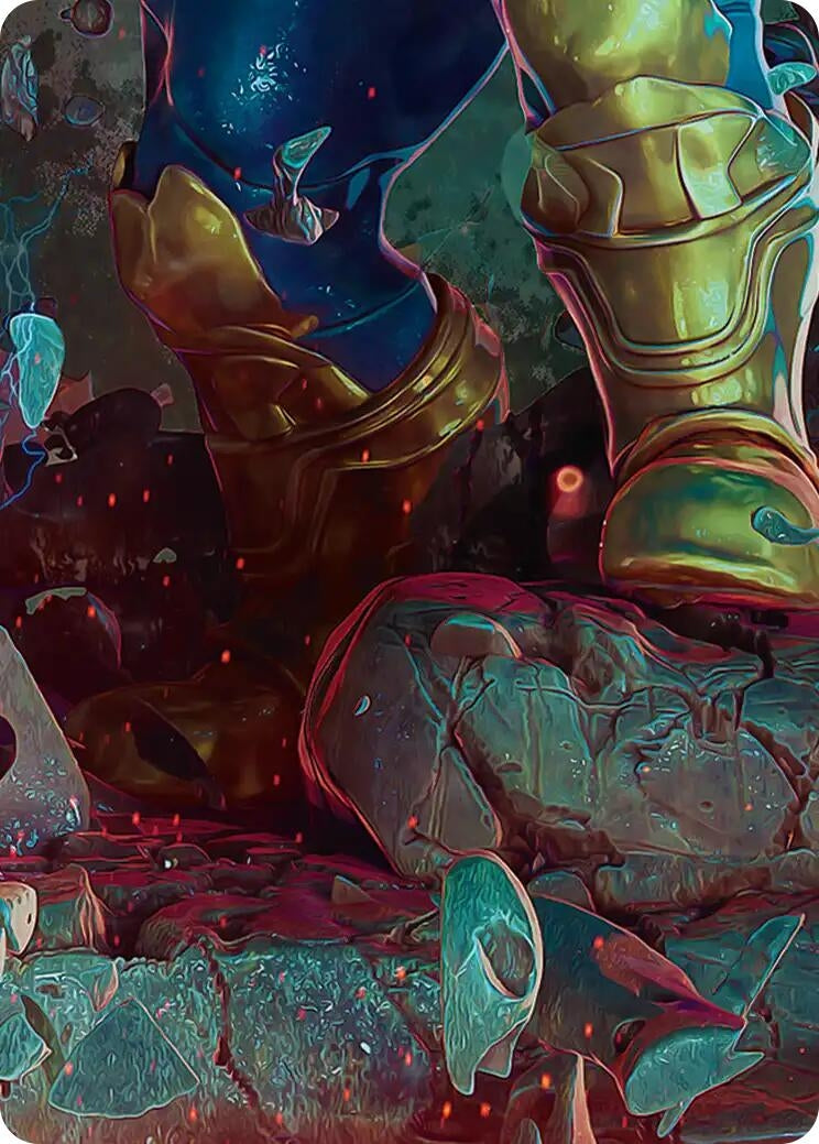 Image for Thanos, the Mad Titan Art Card (8/9) (8) (AAMSH) - Magic: The Gathering