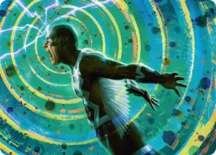 Image for Black Bolt, Inhuman King Art Card (35) (AAMSH) - Magic: The Gathering