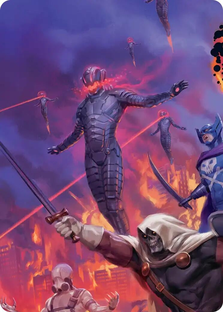 Image for Ultron, Machine Overlord Art Card (7) (AAMSH) - Magic: The Gathering