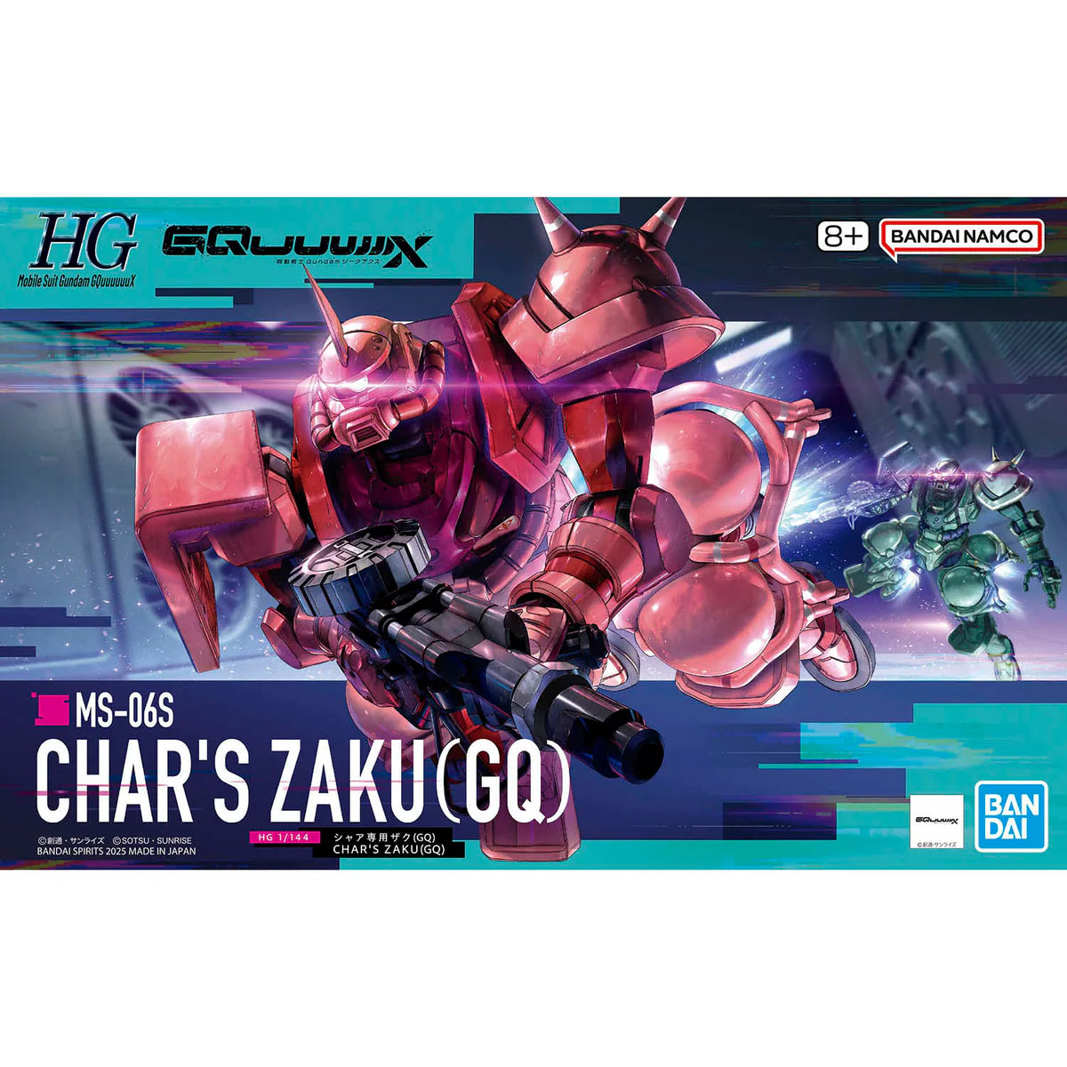 Bandai Spirits High Grade Gundam Char's Zaku (GQ) 1/144 Model Kit