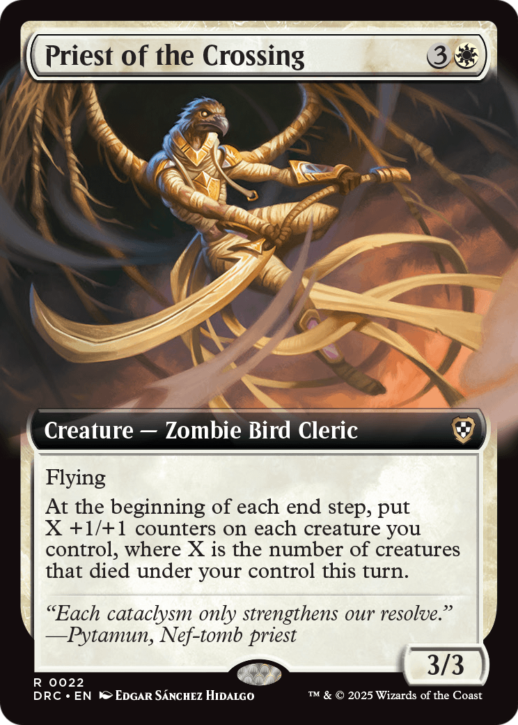 Priest of the Crossing (Extended Art) [Aetherdrift Commander]