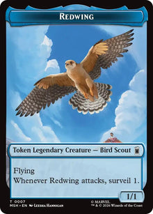 Image for Redwing // Zabu Double-Sided Token (007/016) (MSH) - Magic: The Gathering
