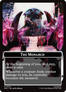 Image for The Monarch (016) // Vibranium (015) Double-Sided Token (16 // 15) (MSC) - Magic: The Gathering