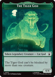 Image for The Tiger God // Sturdy Shield Double-Sided Token (015/021) (MSH) - Magic: The Gathering