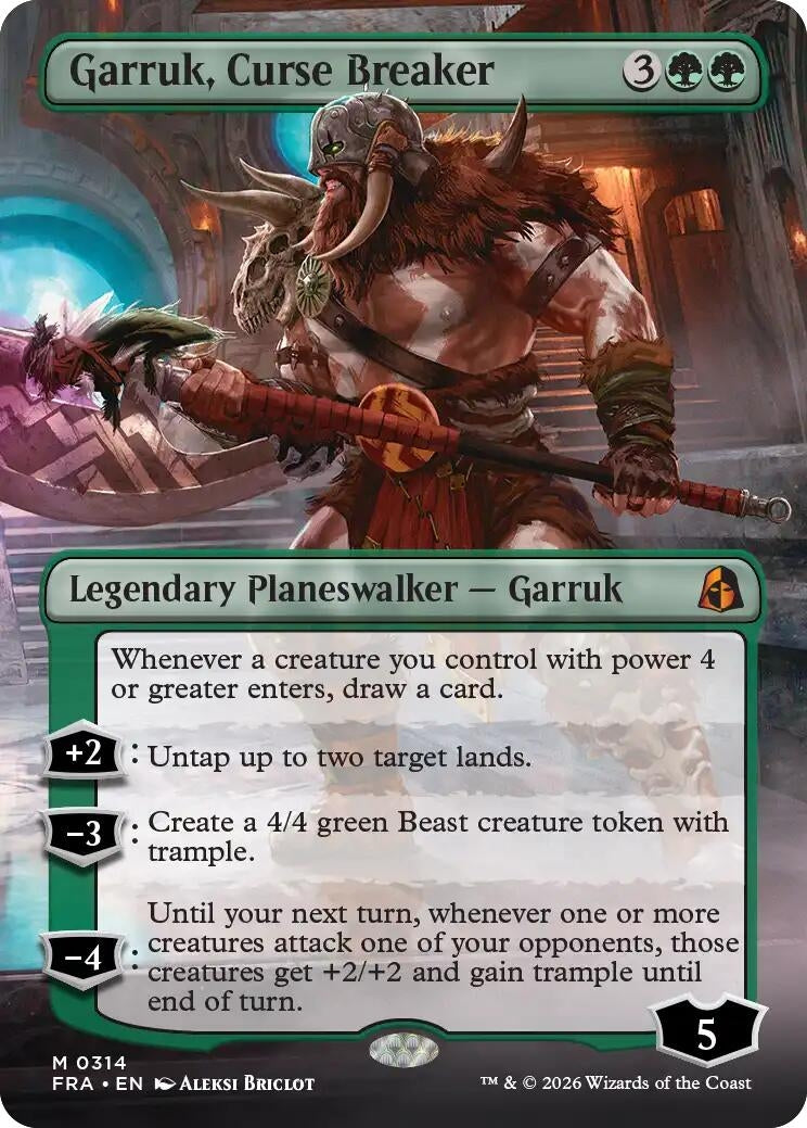 Image for Garruk, Curse Breaker (Borderless) (314) (FRA) - Magic: The Gathering