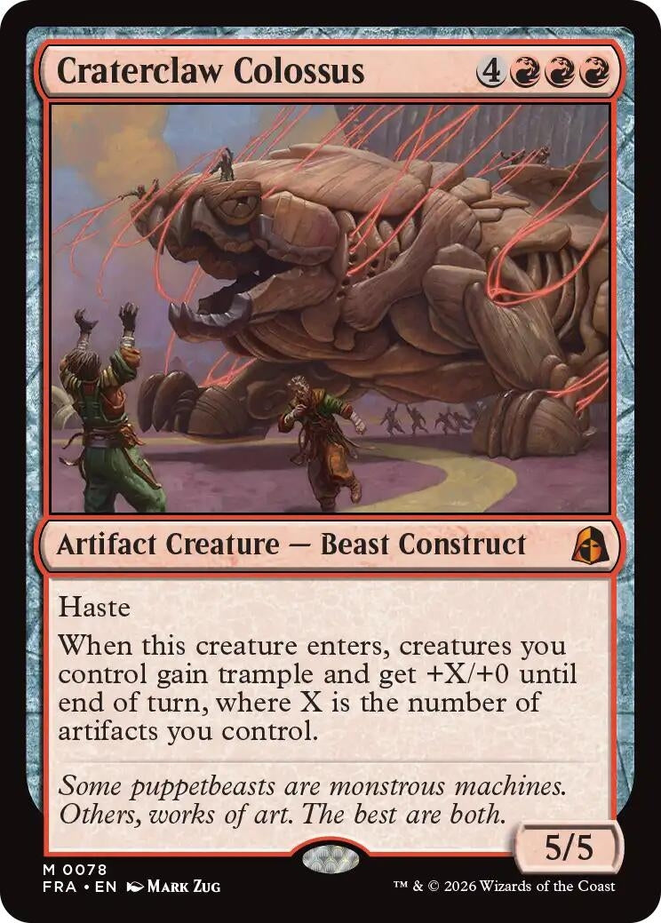 Image for Craterclaw Colossus (78) (FRA) - Magic: The Gathering
