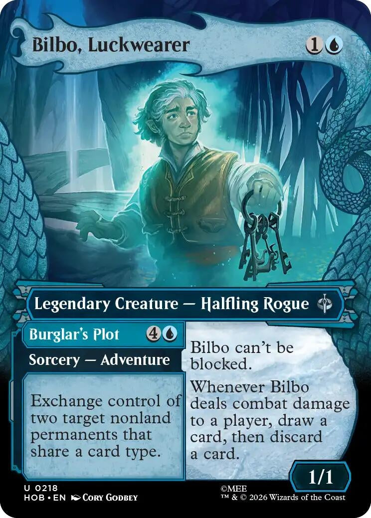 Image for Bilbo, Luckwearer (Showcase) (218) (HOB) - Magic: The Gathering