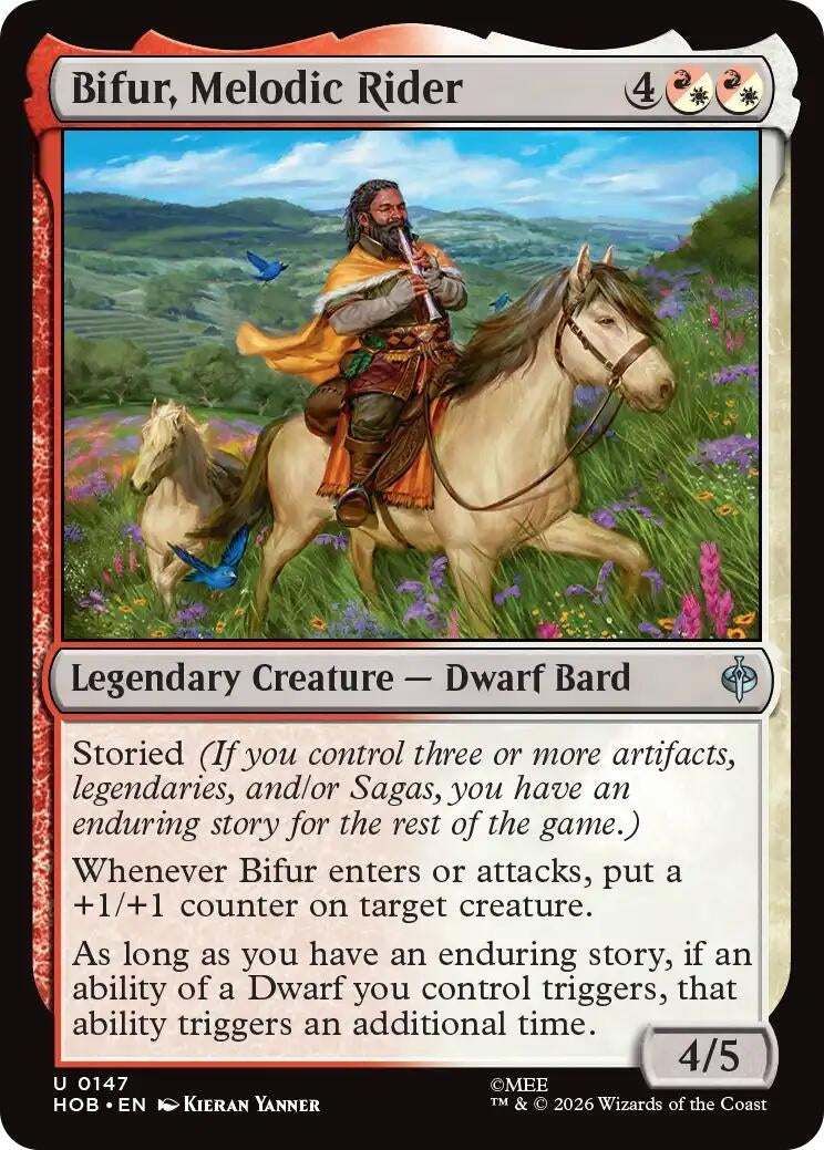 Image for Bifur, Melodic Rider (147) (HOB) - Magic: The Gathering