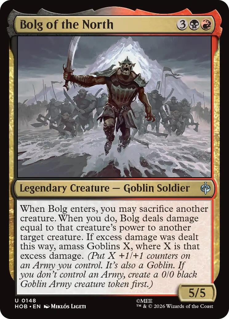 Image for Bolg of the North (148) (HOB) - Magic: The Gathering