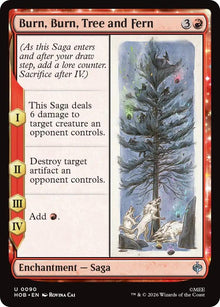 Image for Burn, Burn, Tree and Fern (90) (HOB) - Magic: The Gathering