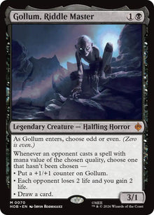 Image for Gollum, Riddle Master (70) (HOB) - Magic: The Gathering