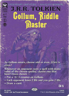 Image for Gollum, Riddle Master (Borderless) (241) (HOB) - Magic: The Gathering