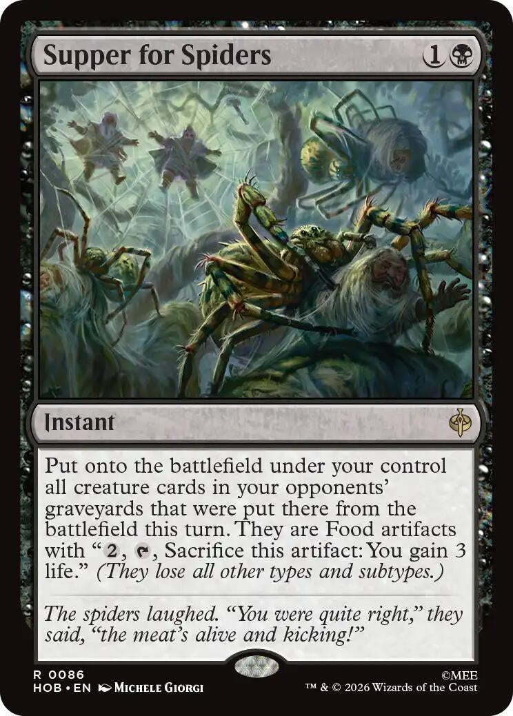 Image for Supper for Spiders (86) (HOB) - Magic: The Gathering