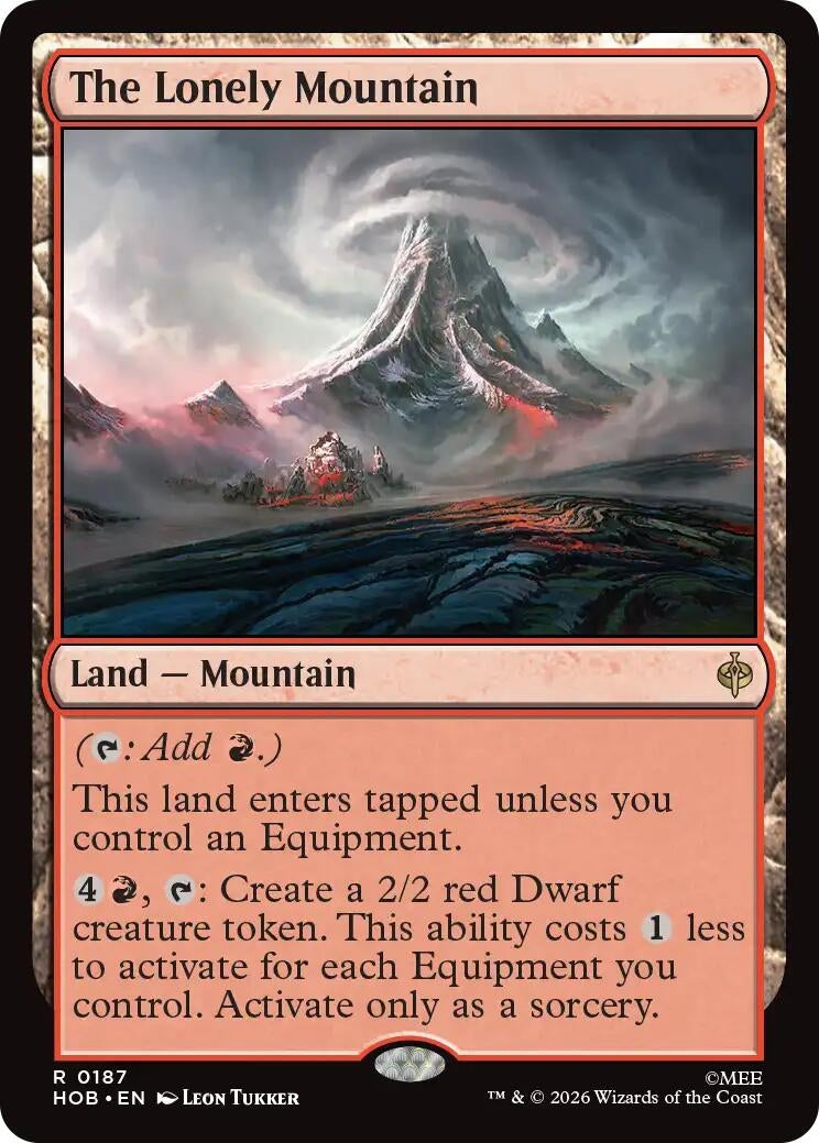 Image for The Lonely Mountain (187) (HOB) - Magic: The Gathering