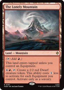 Image for The Lonely Mountain (187) (HOB) - Magic: The Gathering