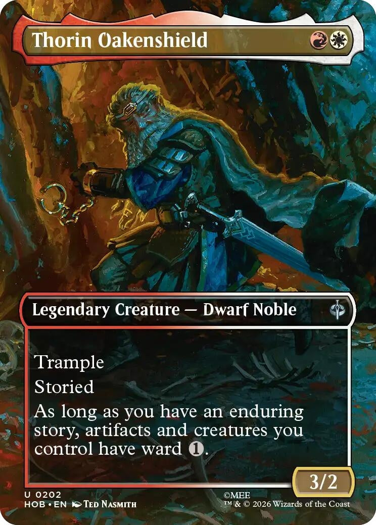 Image for Thorin Oakenshield (Borderless) (202) (HOB) - Magic: The Gathering