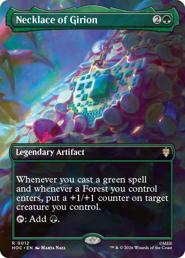 Image for Necklace of Girion (Borderless) (12) (HOC) - Magic: The Gathering