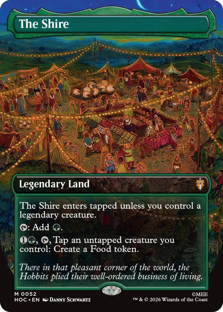 Image for The Shire (Borderless) (52) (HOC) - Magic: The Gathering