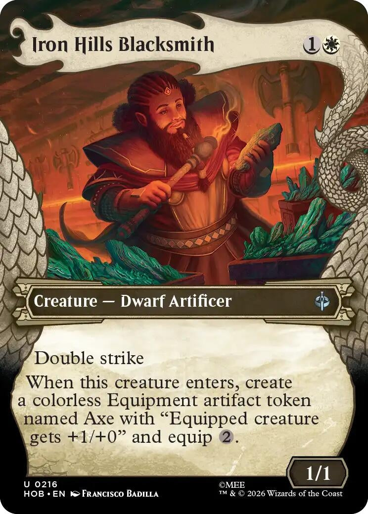 Image for Iron Hills Blacksmith (Showcase) (216) (HOB) - Magic: The Gathering