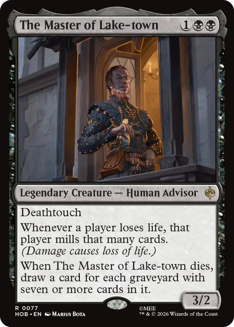 Image for The Master of Lake-town (77) (HOB) - Magic: The Gathering