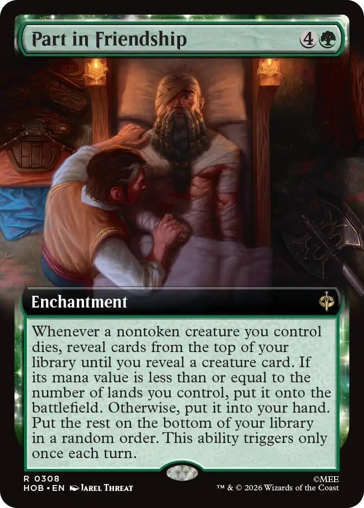 Image for Part in Friendship (Extended Art) (308) (HOB) - Magic: The Gathering