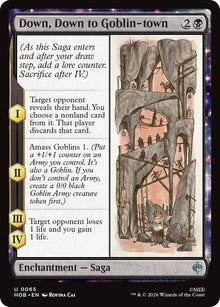 Image for Down, Down to Goblin-town (65) (HOB) - Magic: The Gathering