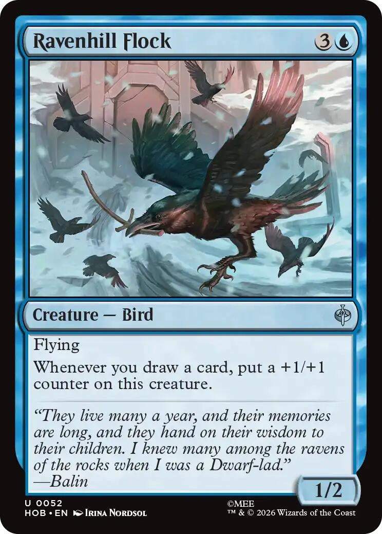 Image for Ravenhill Flock (52) (HOB) - Magic: The Gathering