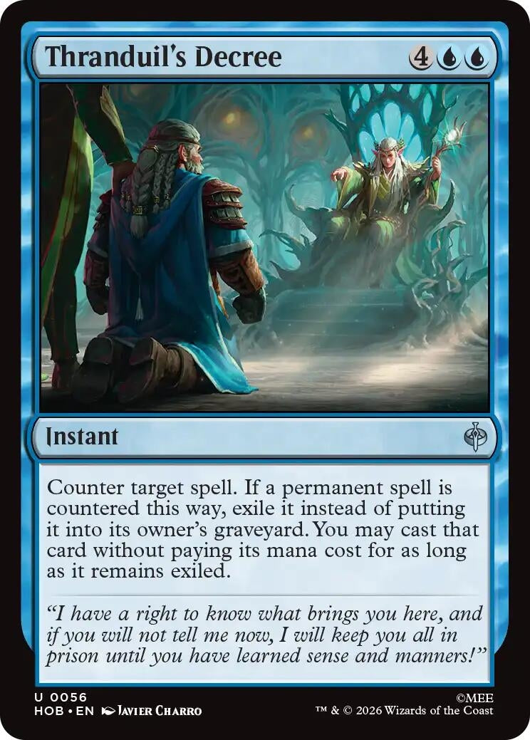 Image for Thranduil's Decree (56) (HOB) - Magic: The Gathering