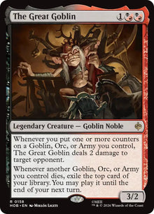 Image for The Great Goblin (158) (HOB) - Magic: The Gathering