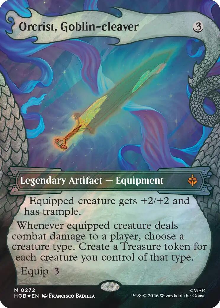 Image for Orcrist, Goblin-cleaver (Showcase) (Surge Foil) (272) (HOB) - Magic: The Gathering