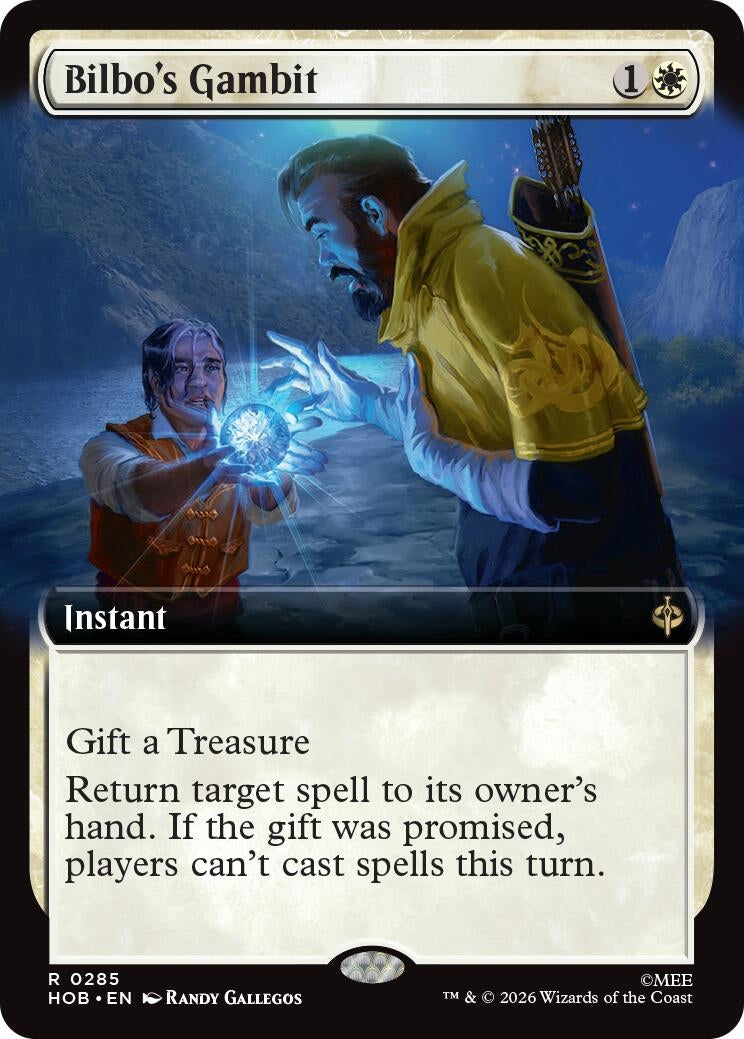 Image for Bilbo's Gambit (Extended Art) (285) (HOB) - Magic: The Gathering