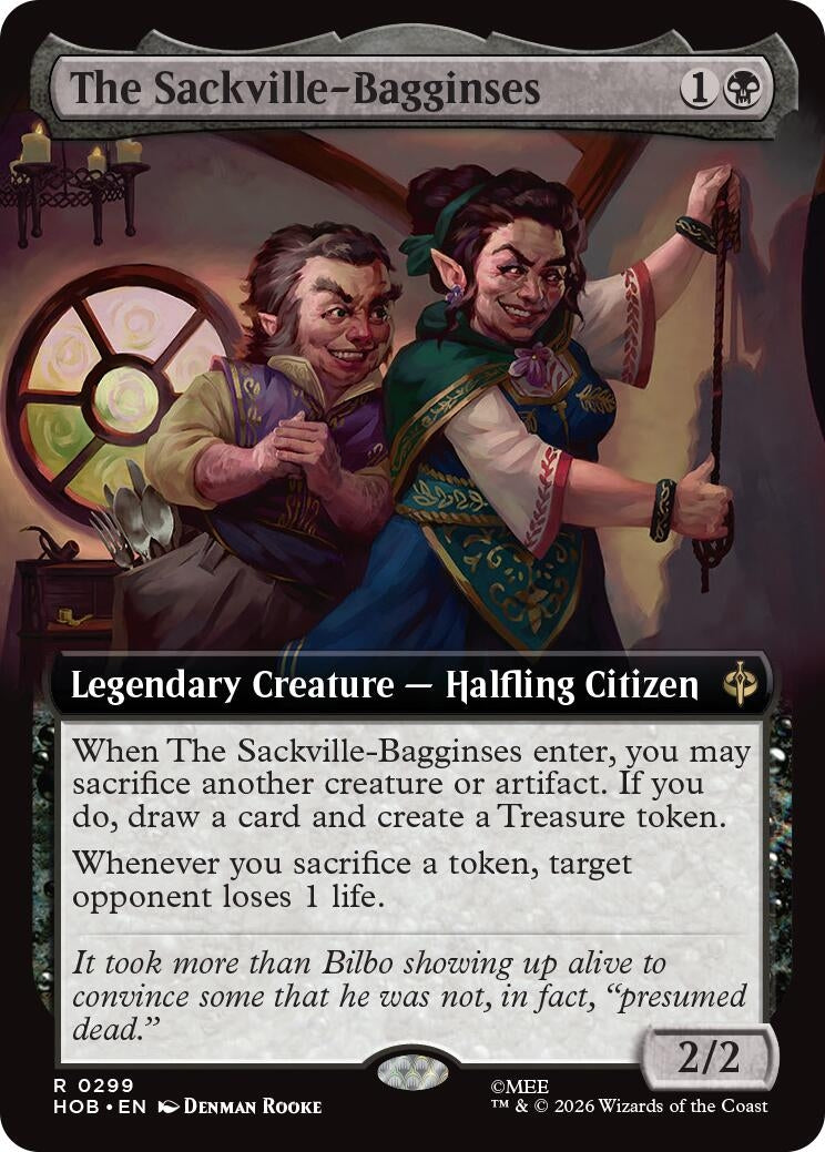 Image for The Sackville-Bagginses (Extended Art) (299) (HOB) - Magic: The Gathering