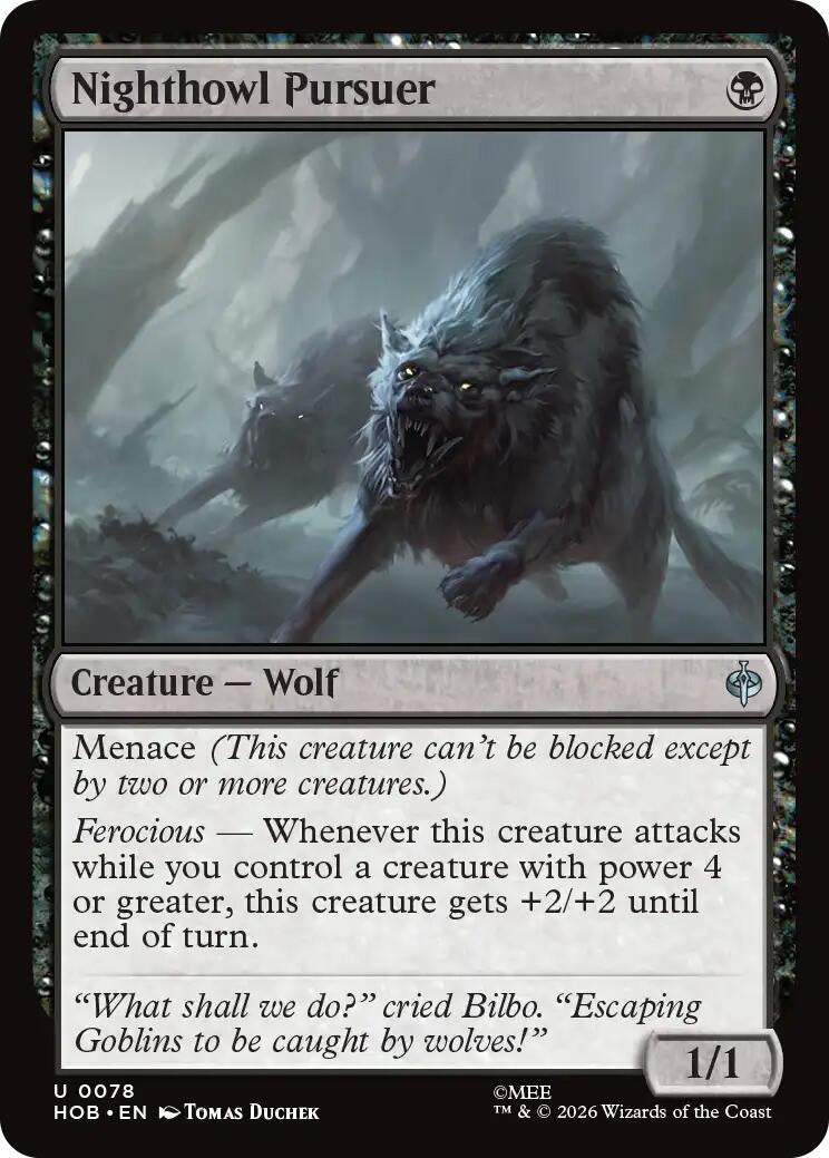 Image for Nighthowl Pursuer (78) (HOB) - Magic: The Gathering