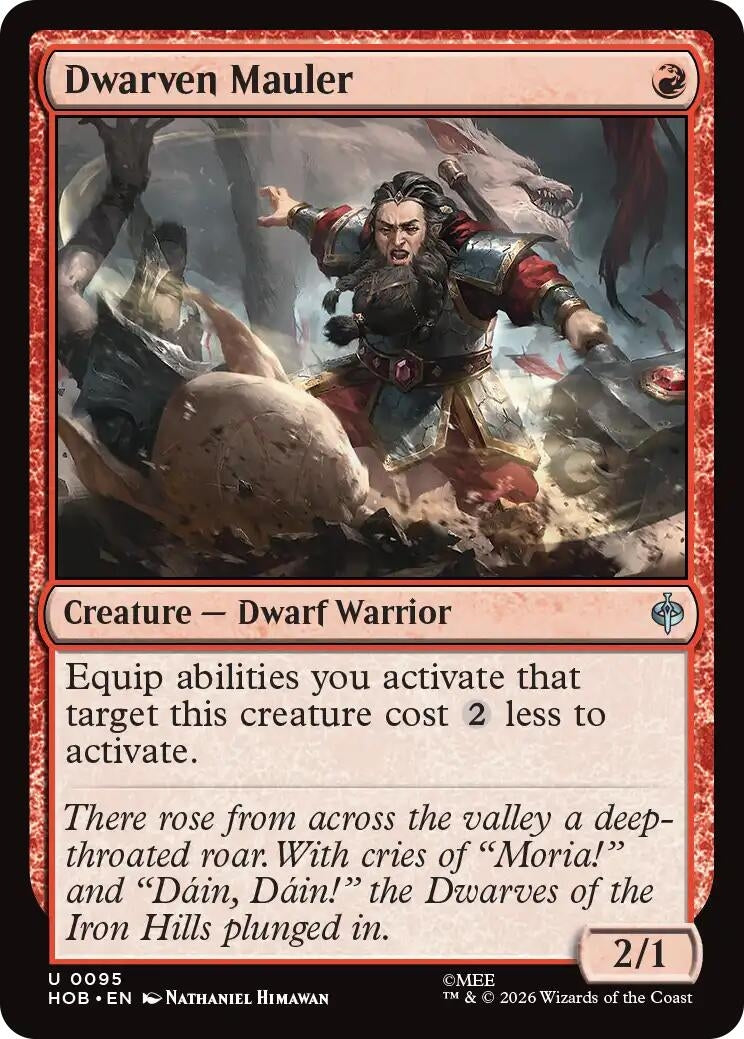 Image for Dwarven Mauler (95) (HOB) - Magic: The Gathering