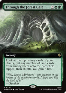 Image for Through the Forest Gate (Extended Art) (310) (HOB) - Magic: The Gathering
