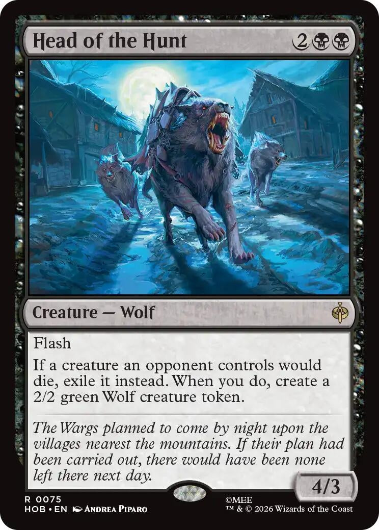 Image for Head of the Hunt (75) (HOB) - Magic: The Gathering