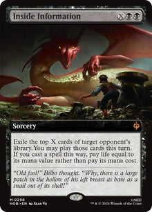 Image for Inside Information (Extended Art) (296) (HOB) - Magic: The Gathering