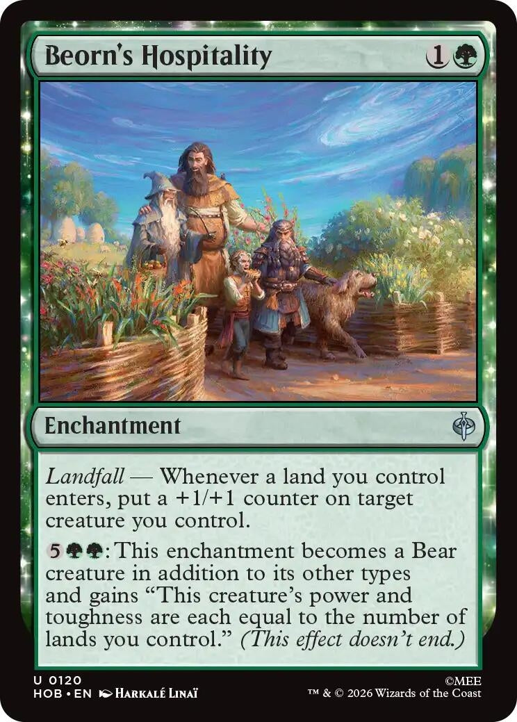 Image for Beorn's Hospitality (120) (HOB) - Magic: The Gathering