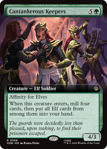 Image for Cantankerous Keepers (Extended Art) (306) (HOB) - Magic: The Gathering