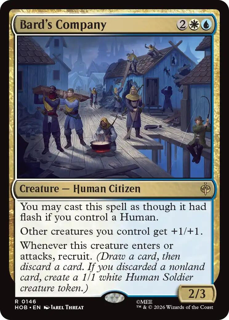 Image for Bard's Company (146) (HOB) - Magic: The Gathering