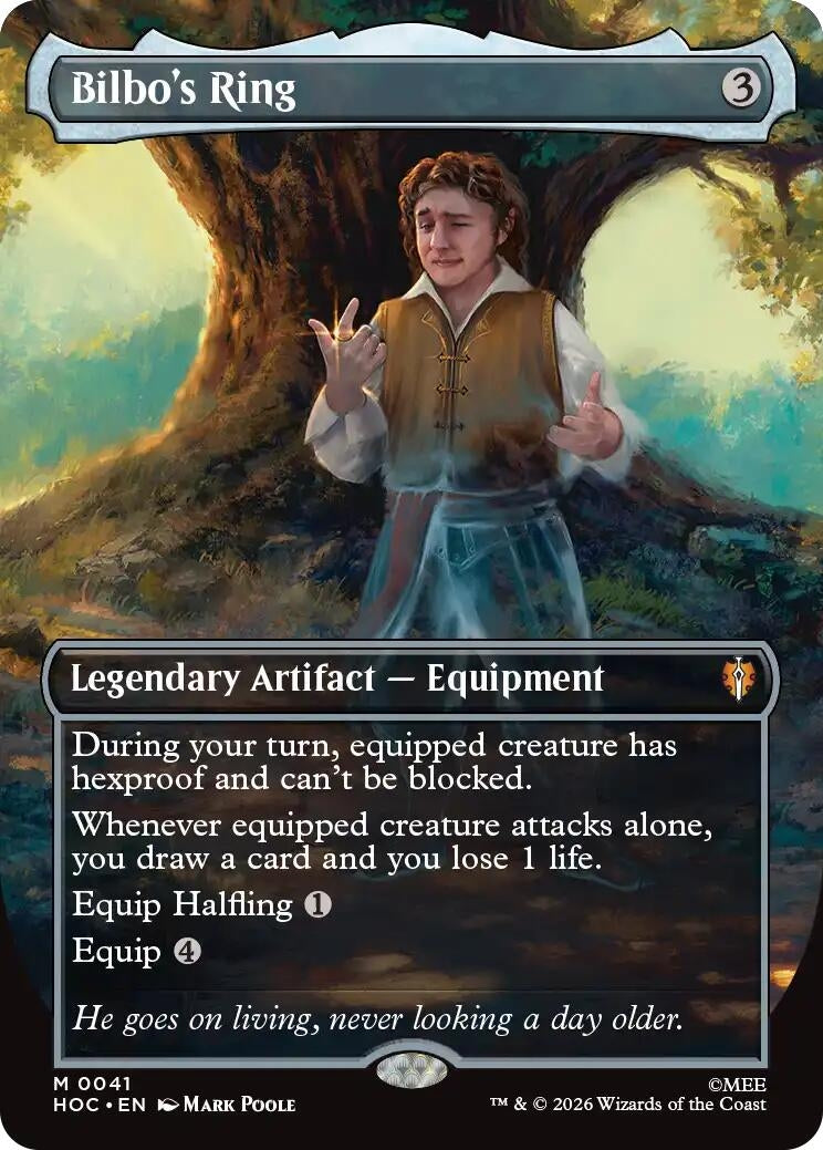 Image for Bilbo's Ring (Borderless) (41) (HOC) - Magic: The Gathering